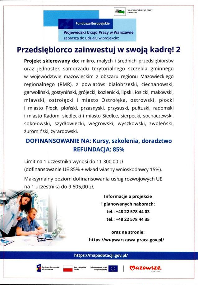Informacja o projektach