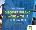 Obrazek dla: Wirtualne targi pracy „Discover Poland! With us” 29.05.2019r. (EURES)